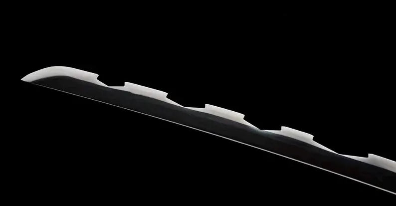 Demon Slayer Inosuke Hashibira Nichirin Sword: Carbon Steel Cosplay Replica