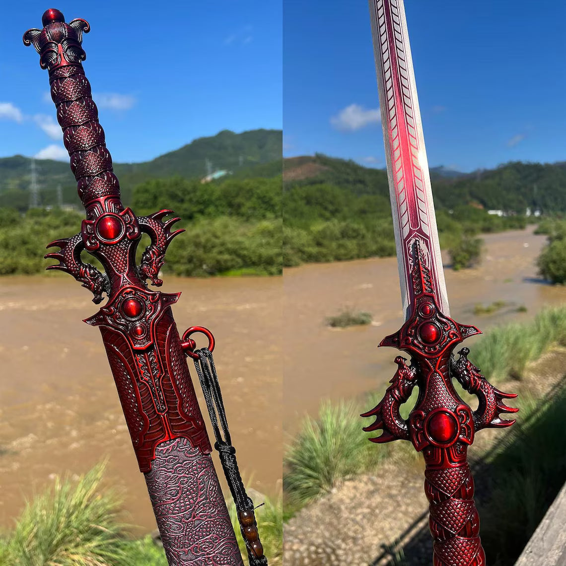 Handmade High Manganese Steel Sword | Hand Forged Collectible Blade for Collection & Display