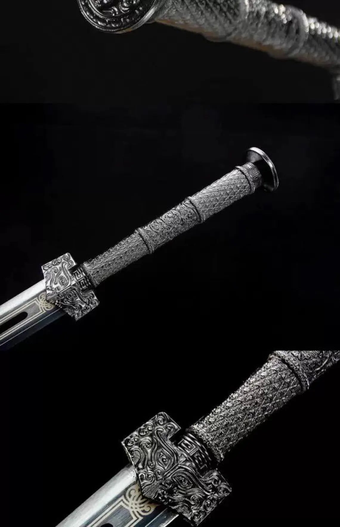 Handmade Han Dynasty Sword | High Manganese Steel Jian, Traditional Display Collectible