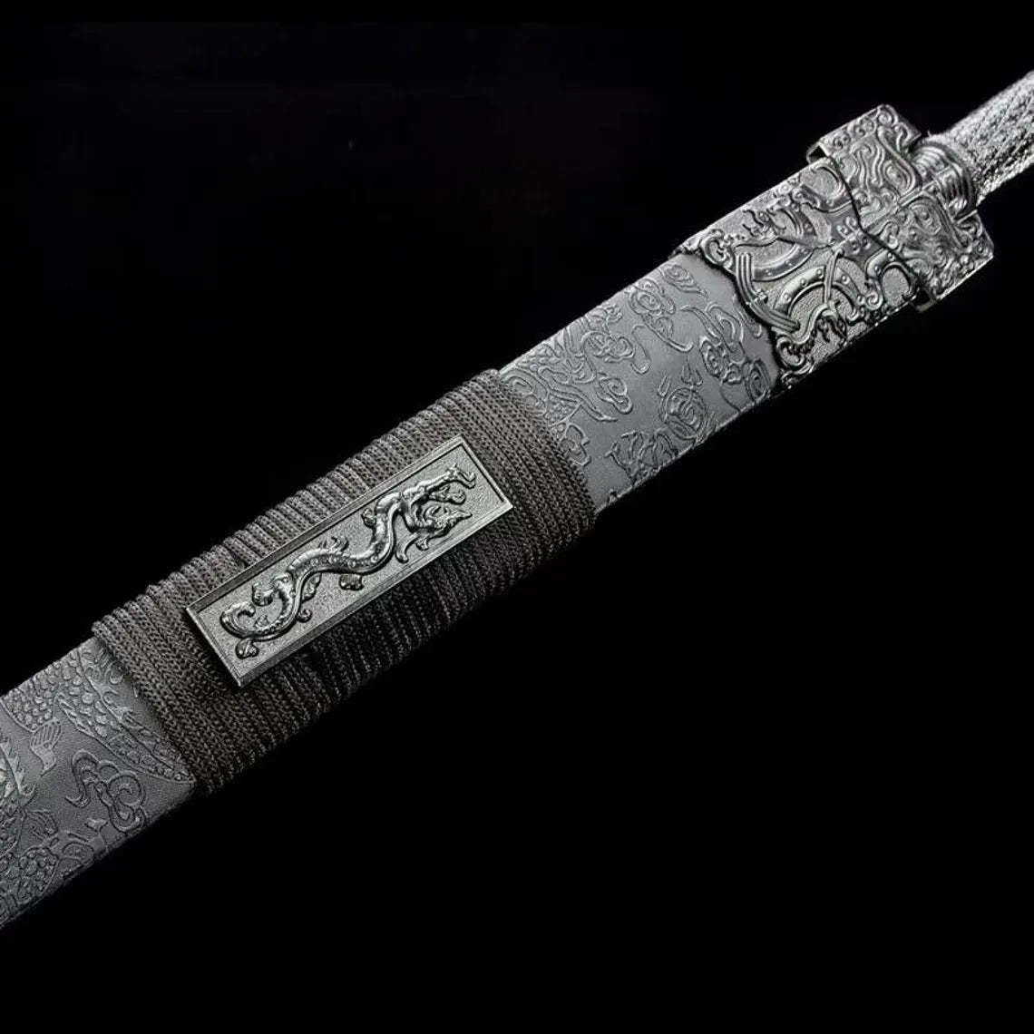 Handmade Han Dynasty Sword | High Manganese Steel Jian, Traditional Display Collectible