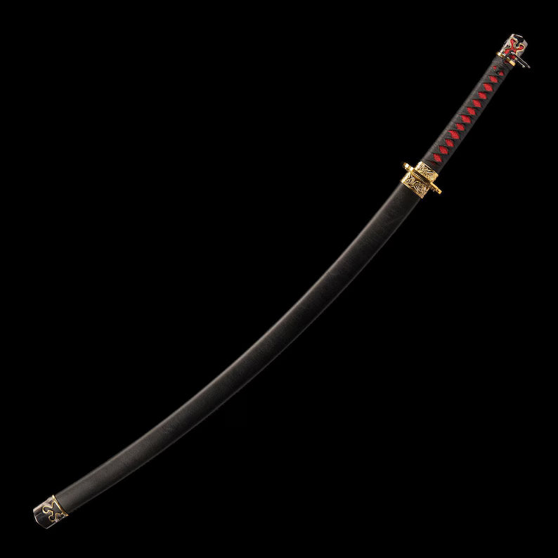 Handmade Rivers of Blood Replica Real - Elden Ring Sword, Hand Forged Full Tang High Manganese Steel Samurai Katana Sword, Cosplay Weapon