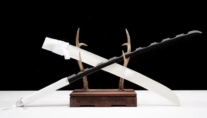 Demon Slayer Inosuke Hashibira Nichirin Sword: Carbon Steel Cosplay Replica