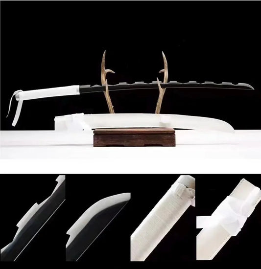 Demon Slayer Inosuke Hashibira Nichirin Sword: Carbon Steel Cosplay Replica